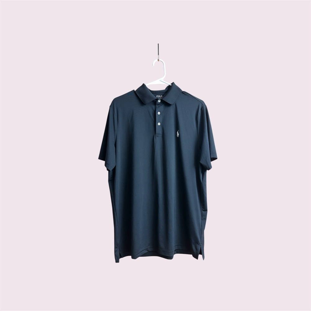 Polo Ralph Lauren Men’s Classic Fit Performance Black Polo Shirt Size Medium
